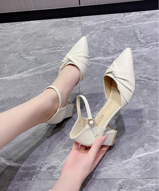 送料無料 新品 ツイストパンプス アンクルストラップ美脚 < 女性ファッション  送料無料 新品 ツイストパンプス アンクルストラップ美脚 < 女性ファッションの