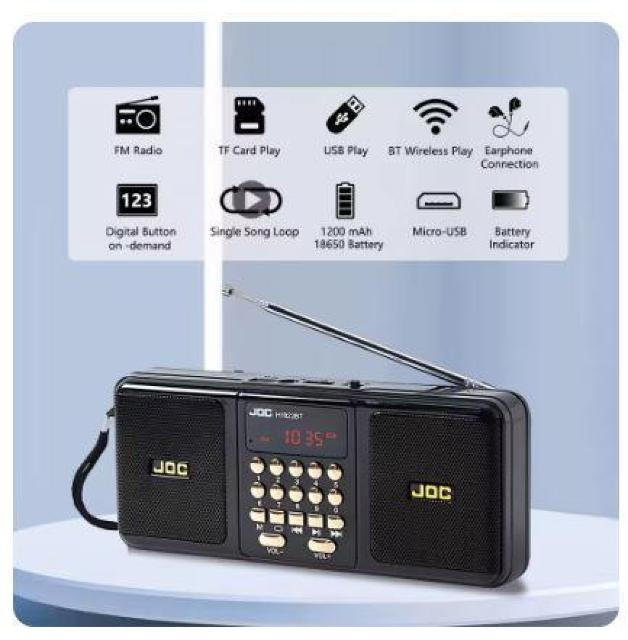 ブラック ポータブルFMステレオラジオ スピーカー FMラジオ FMレシーバー付き ワイヤレススピーカー 充電式バッテリー 300 < 自動車/バイク ブラック ポータブルFMステレオラジオ スピーカー FMラジオ FMレシーバー付き ワイヤレススピーカー 充電式バッテリー 300 < 自動車/バイク