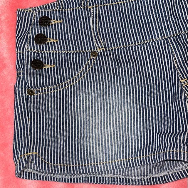 LIZ LISA doll  ストライプデニム サロペットショーパン 美品 < ブランド  LIZ LISA doll  ストライプデニム サロペットショーパン 美品 < ブランドの