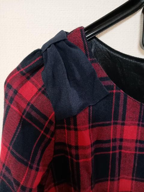 キティ タータンチェックワンピース Мサイズ < ペット/手芸/園芸 キティ タータンチェックワンピース Мサイズ < ペット/手芸/園芸の