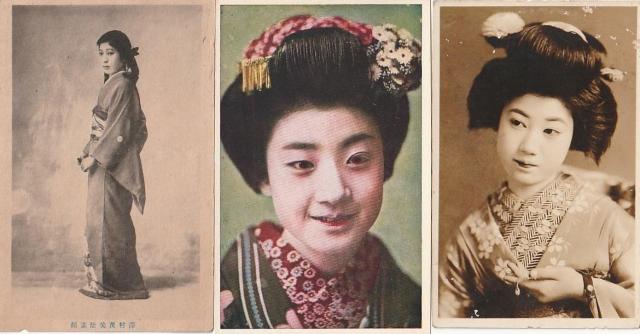 当時の女性 当時の絵はがきなど 3種【F6】 < ホビー  当時の女性 当時の絵はがきなど 3種【F6】  < ホビーの