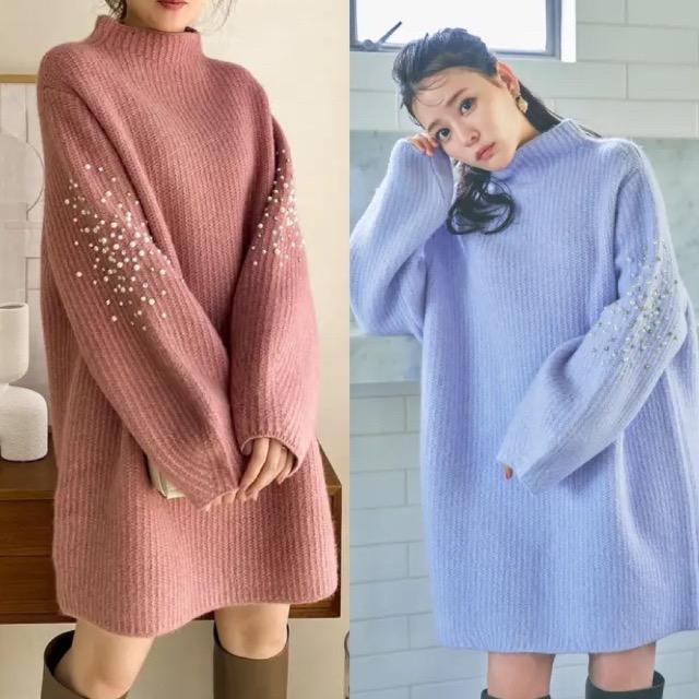 dazzlin★パーティパールビジューニットワンピース★ < ブランド dazzlin★パーティパールビジューニットワンピース★ < ブランドの