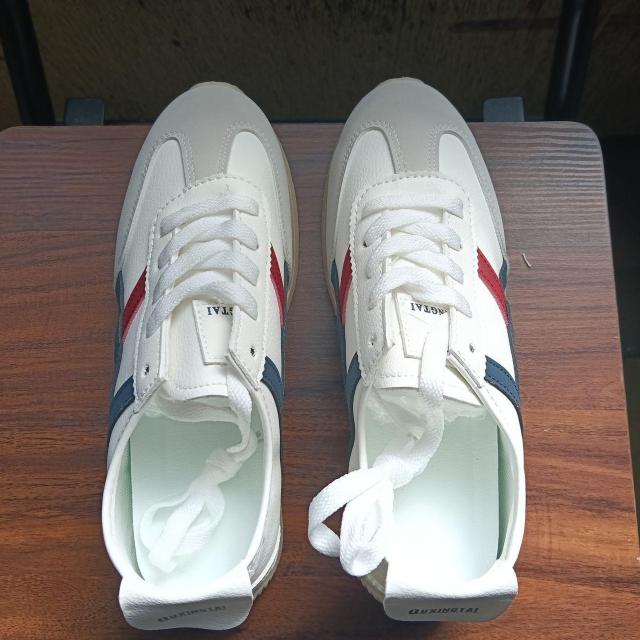 新品 25cm レディース スニーカー ホワイト シューズ 靴 カジュアル < 女性ファッション 新品 25cm レディース スニーカー ホワイト シューズ 靴 カジュアル < 女性ファッションの