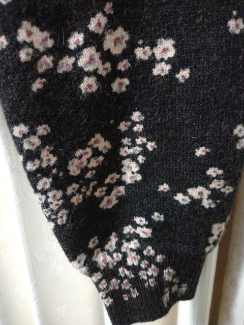 snidel花柄ウール混ニットカーディガンスナイデル訳ありブラック系 < ブランド snidel花柄ウール混ニットカーディガンスナイデル訳ありブラック系 < ブランドの