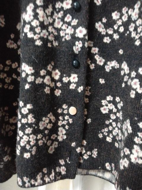 snidel花柄ウール混ニットカーディガンスナイデル訳ありブラック系 < ブランド snidel花柄ウール混ニットカーディガンスナイデル訳ありブラック系 < ブランドの