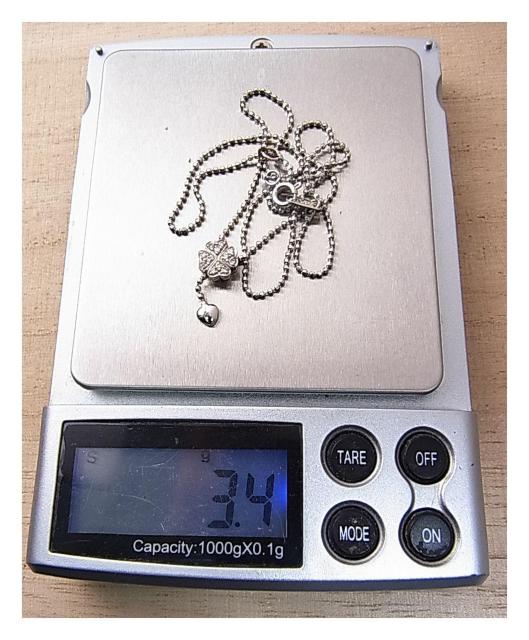 �y���K���i�zFolli Follie �t�H���t�H�� K18WG�i750�j�~�_�C�������h(0.09ct�j �d��3.4���l�b�N���X �� �u�����h�� 