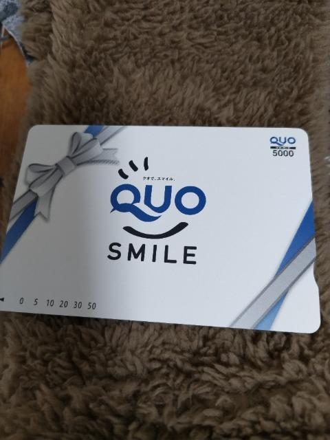 QUO�J�[�h5000�~  �� �`�P�b�g/������ 