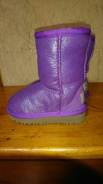 キッズ☆UGG/ アグ☆パープル ラメ ムートンブーツ 14、5a < キッズ/ベビー  キッズ☆UGG/ アグ☆パープル ラメ ムートンブーツ 14、5a < キッズ/ベビーの