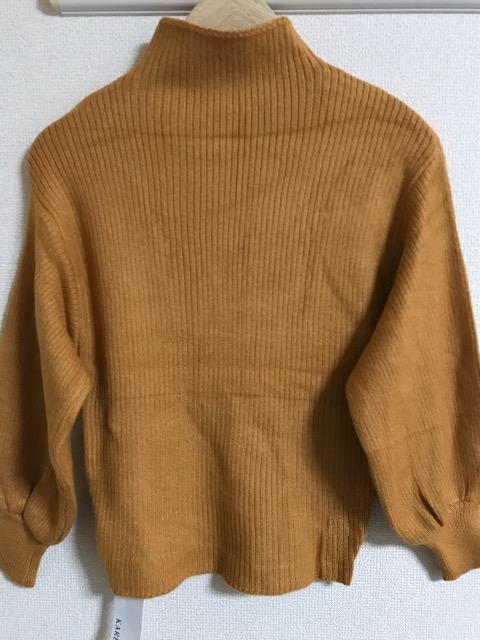 新品未使用♪厚手テレコ編みパルーン袖ボリュームリブセーター < 女性ファッション  新品未使用♪厚手テレコ編みパルーン袖ボリュームリブセーター  < 女性ファッションの