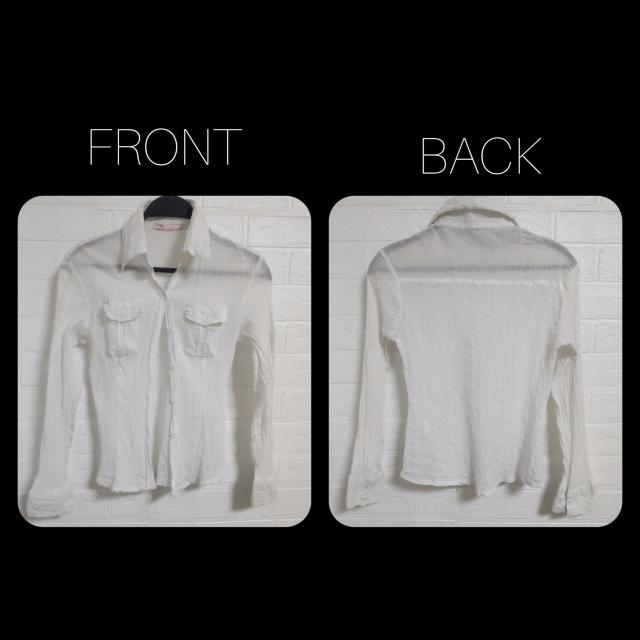 2点★tint Labo★ラメ糸使用シャツ(長袖)中古品【ヴィンテージ】 < 女性ファッション  2点★tint Labo★ラメ糸使用シャツ(長袖)中古品【ヴィンテージ】 < 女性ファッションの