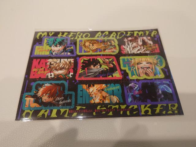 最強ジャンプ12月号付録@A 僕のヒーローアカデミア×ちいかわ 最強コラボクリアシート ネームステッカー セット < ゲーム本体/ソフト  最強ジャンプ12月号付録@A 僕のヒーローアカデミア×ちいかわ 最強コラボクリアシート ネームステッカー セット < ゲーム本体/ソフトの