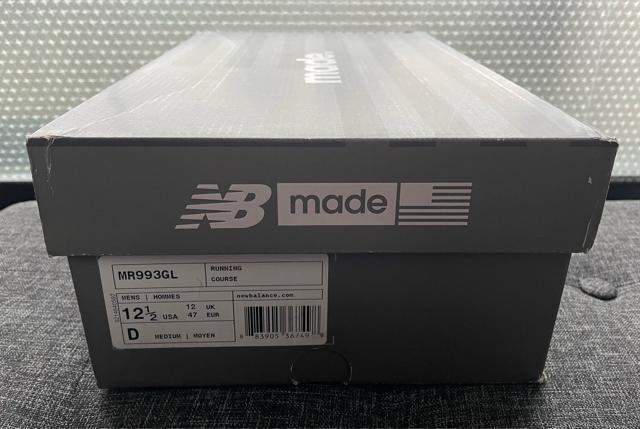NEW BALANCE MR993GL MADE IN U.S.A. GREY メンズ ワイズ D アメリカ製 12 1/2 美品 < ブランド  NEW BALANCE MR993GL MADE IN U.S.A. GREY メンズ ワイズ D アメリカ製 12 1/2 美品 < ブランドの