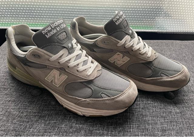 NEW BALANCE MR993GL MADE IN U.S.A. GREY メンズ ワイズ D アメリカ製 12 1/2 美品 < ブランド  NEW BALANCE MR993GL MADE IN U.S.A. GREY メンズ ワイズ D アメリカ製 12 1/2 美品 < ブランドの