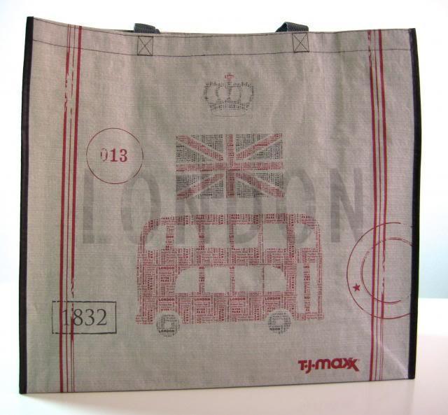 T.J.Maxx ロンドンバス ダブルデッカー London Bus 特大エコバッグ < 女性ファッション  T.J.Maxx ロンドンバス ダブルデッカー London Bus 特大エコバッグ  < 女性ファッションの
