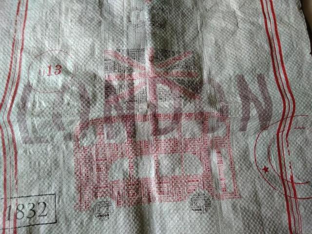 T.J.Maxx ロンドンバス ダブルデッカー London Bus 特大エコバッグ < 女性ファッション  T.J.Maxx ロンドンバス ダブルデッカー London Bus 特大エコバッグ < 女性ファッションの
