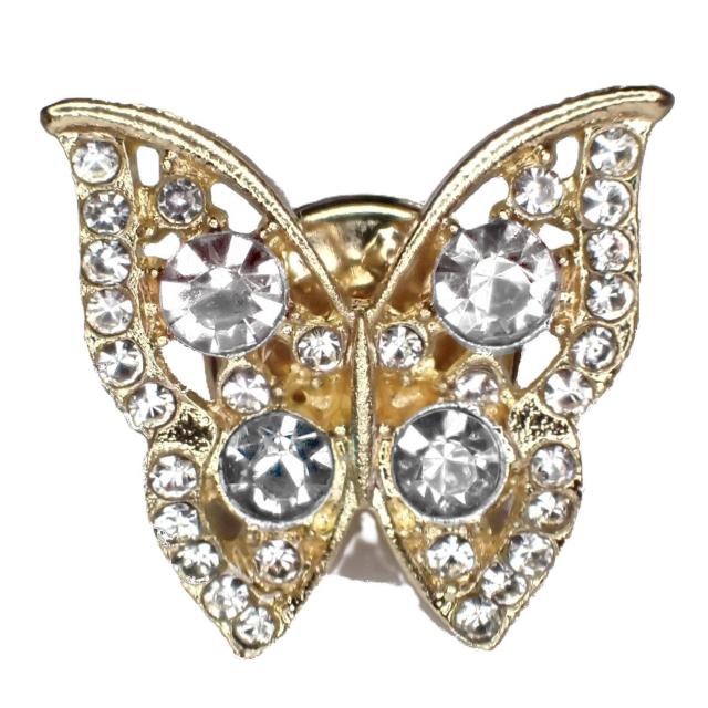 蝶 蝶々 ラインストーン ピンバッジ バッジ ピンブローチ ブローチ ラペルピン D < 女性アクセサリー/時計 蝶 蝶々 ラインストーン ピンバッジ バッジ ピンブローチ ブローチ ラペルピン D < 女性アクセサリー/時計の
