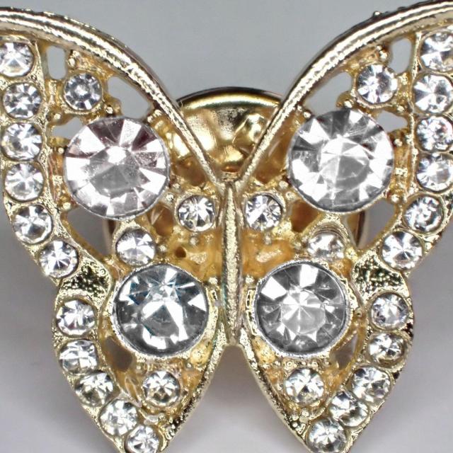 蝶 蝶々 ラインストーン ピンバッジ バッジ ピンブローチ ブローチ ラペルピン D < 女性アクセサリー/時計 蝶 蝶々 ラインストーン ピンバッジ バッジ ピンブローチ ブローチ ラペルピン D < 女性アクセサリー/時計の