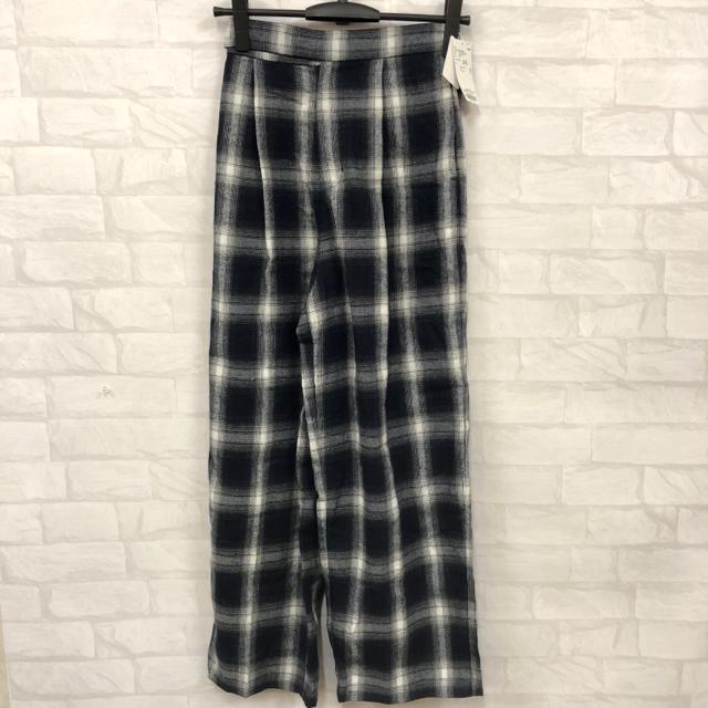 即決 新品 KBF オンブレチェックワイドパンツ < 女性ファッション  即決 新品 KBF オンブレチェックワイドパンツ  < 女性ファッションの