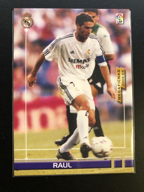2003・04MEGAFICHAS PANINI/NO-125・レアル・マドリッド・ラウル・ゴンザレス < トレーディングカード 2003・04MEGAFICHAS PANINI/NO-125・レアル・マドリッド・ラウル・ゴンザレス < トレーディングカードの