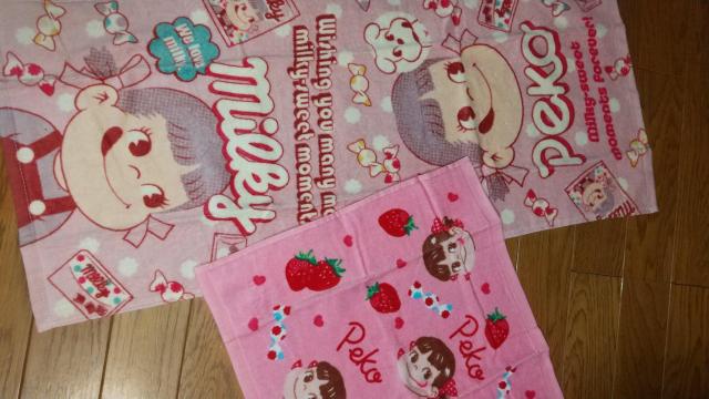 不二家ミルキー!ペコちゃん!フェイスタオルandハンドタオル!セット!新品! < インテリア/ライフ  不二家ミルキー!ペコちゃん!フェイスタオルandハンドタオル!セット!新品! < インテリア/ライフの