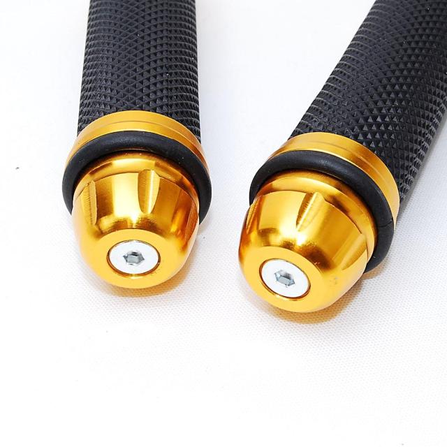 アルミ合金 バイク用 ハンドルグリップ ゴールド 左右セット バイクグリップ スクーター カスタム アルミ 原付 汎用 グリップ < 自動車/バイク アルミ合金 バイク用 ハンドルグリップ ゴールド 左右セット バイクグリップ スクーター カスタム アルミ 原付 汎用 グリップ < 自動車/バイク