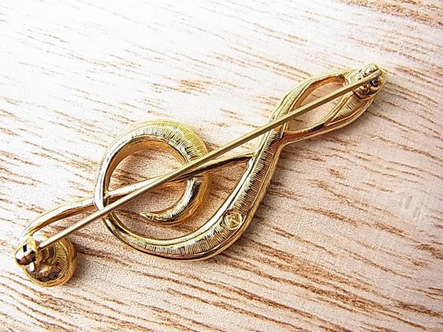 500円スタ【正規美品】SWAROVSKI(スワロフスキー) 音符モチーフ クリスタル ブローチ < ブランド 500円スタ【正規美品】SWAROVSKI(スワロフスキー) 音符モチーフ クリスタル ブローチ < ブランドの