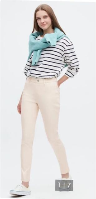 ユニクロ ウルトラストレッチレギンスパンツ ベージュ L < ブランド ユニクロ ウルトラストレッチレギンスパンツ ベージュ L < ブランドの