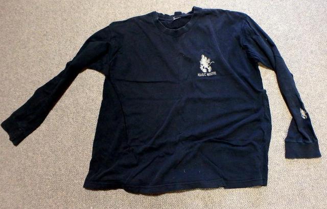 ◆ディズニー ミッキーマウス 長袖Tシャツ ロンT ロングスリーブ メンズ 中古品 ブラック < 男性ファッション  ◆ディズニー ミッキーマウス 長袖Tシャツ ロンT ロングスリーブ メンズ 中古品 ブラック  < 男性ファッションの