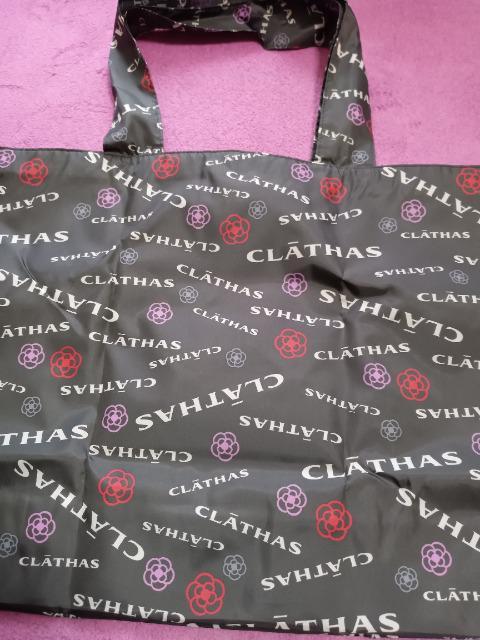 新品 CLATHAS クレイサス エコバッグ 大 ファスナータイプ カメリア < ブランド  新品 CLATHAS クレイサス エコバッグ 大 ファスナータイプ カメリア  < ブランドの