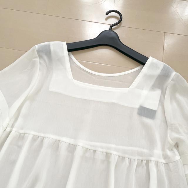 新品 前後2way ティアードワンピース ティアードブラウス チュニック < 女性ファッション  新品 前後2way ティアードワンピース ティアードブラウス チュニック < 女性ファッションの