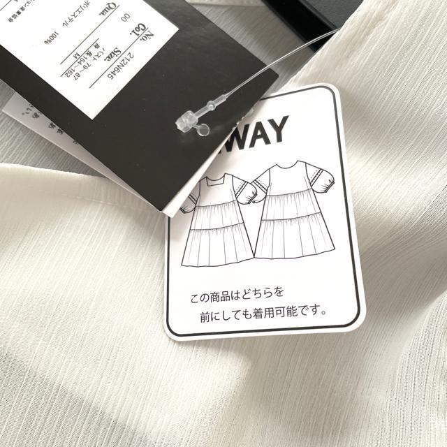 新品 前後2way ティアードワンピース ティアードブラウス チュニック < 女性ファッション  新品 前後2way ティアードワンピース ティアードブラウス チュニック < 女性ファッションの