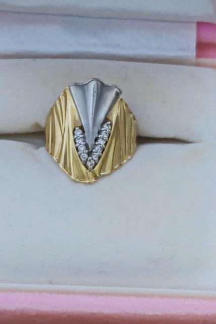 K18☆Pt900指輪 < 女性アクセサリー/時計  K18☆Pt900指輪  < 女性アクセサリー/時計の