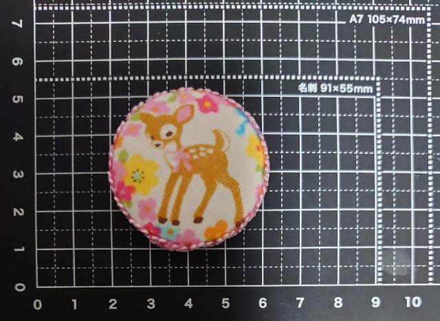 ハンドメイド♪くるみボタンマグネット『春色アニマル』バンビ < ペット/手芸/園芸 ハンドメイド♪くるみボタンマグネット『春色アニマル』バンビ < ペット/手芸/園芸の