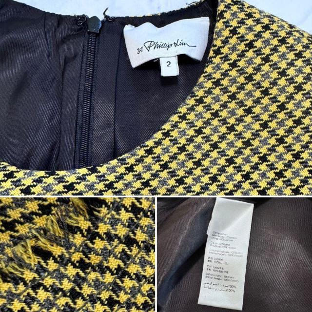 フィリップリム3.1Philip Lim 千鳥格子ワンピース#2 < 女性ファッション  フィリップリム3.1Philip Lim 千鳥格子ワンピース#2 < 女性ファッションの