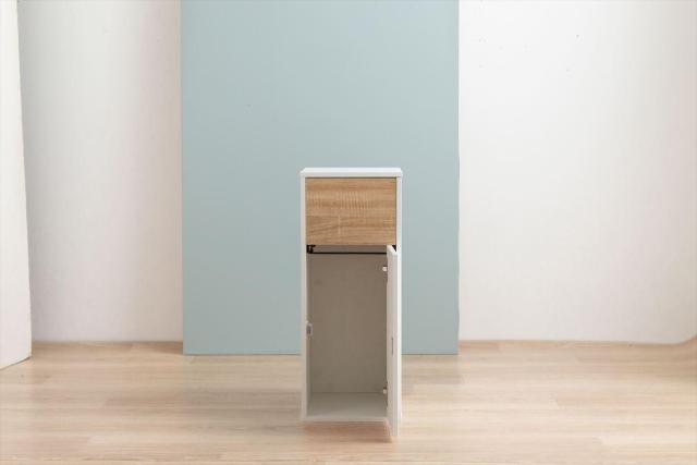 【送料無料】【45L】Konpu ゴミ箱 ダストボックス キャスター付き 木目調 北欧 ナチュラル < インテリア/ライフ  【送料無料】【45L】Konpu ゴミ箱 ダストボックス キャスター付き 木目調 北欧 ナチュラル < インテリア/ライフの