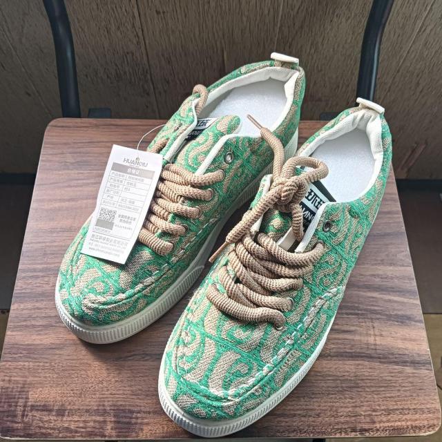 新品 26cm メンズ スニーカー シューズ グリーン 靴 男女兼用 カジュアル < 男性ファッション  新品 26cm メンズ スニーカー シューズ グリーン 靴 男女兼用 カジュアル  < 男性ファッションの