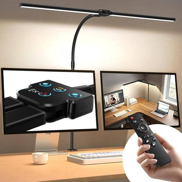 デスクライト LEDクランプ式 卓上ライト 電気スタンド 目に優しい 無線リモコン 5段階調色調光 デスクスタンド テーブルライト < 家電/AV  デスクライト LEDクランプ式 卓上ライト 電気スタンド 目に優しい 無線リモコン 5段階調色調光 デスクスタンド テーブルライト  < 家電/AVの