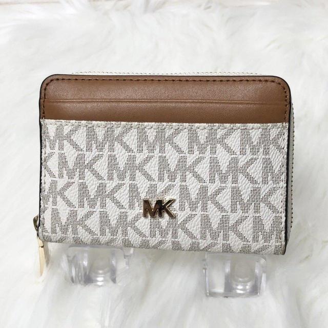 【未使用級】MICHAEL KORS マイケルコース コインケース カードケース コンパクトウォレット MKシグネチャー 総柄 < ブランド 【未使用級】MICHAEL KORS マイケルコース コインケース カードケース コンパクトウォレット MKシグネチャー 総柄 < ブランドの