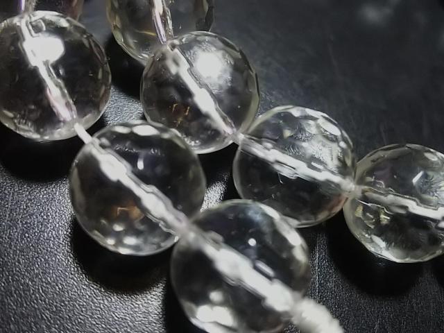 天然石★水晶 10mmミラーカット 半連 < 女性アクセサリー/時計 天然石★水晶 10mmミラーカット 半連 < 女性アクセサリー/時計の