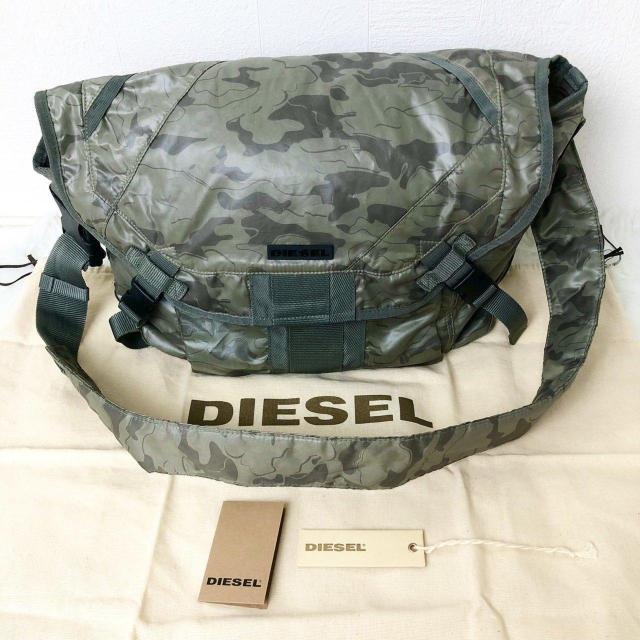 �y���i�z DIESEL �f�B�[�[�� �V�����_�[�o�b�O ���b�Z���W���[�o�b�O �΂ߊ|�� �J���t���[�W�� ���� �i�C���� �J�[�L  �� �u�����h�� 