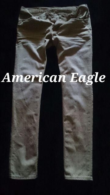 【American Eagle】Vintage Destroy スリムストレートカラージーンズ 34/Khaki < ブランド 【American Eagle】Vintage Destroy スリムストレートカラージーンズ 34/Khaki < ブランドの