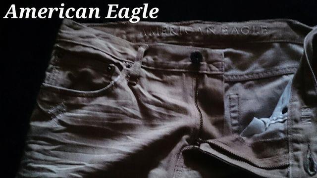 【American Eagle】Vintage Destroy スリムストレートカラージーンズ 34/Khaki < ブランド 【American Eagle】Vintage Destroy スリムストレートカラージーンズ 34/Khaki < ブランドの