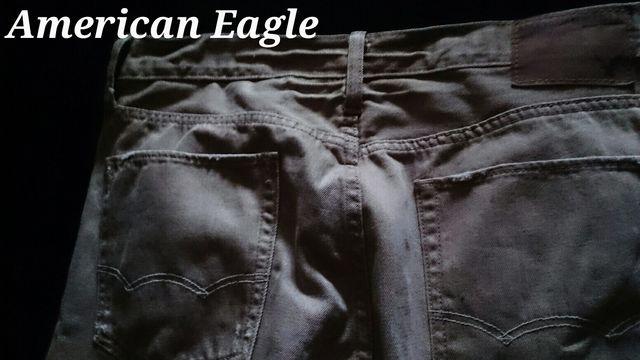 【American Eagle】Vintage Destroy スリムストレートカラージーンズ 34/Khaki < ブランド 【American Eagle】Vintage Destroy スリムストレートカラージーンズ 34/Khaki < ブランドの