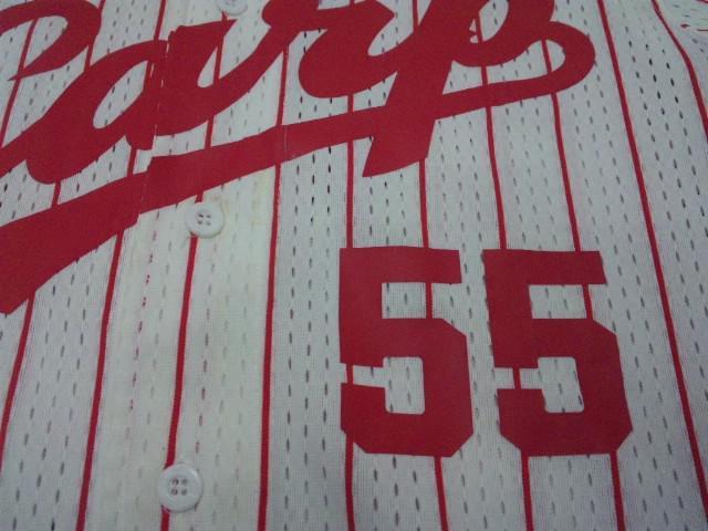 【中古】(広島カープ)嶋重宣 縦縞ユニフォーム 背番号55 < レジャー/スポーツ 【中古】(広島カープ)嶋重宣 縦縞ユニフォーム 背番号55 < レジャー/スポーツの