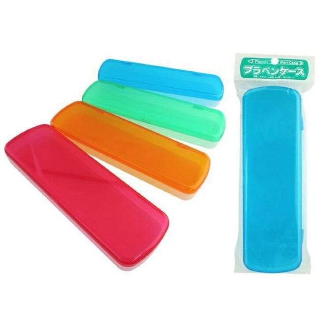 筆記文房具.化粧品入れに♪日本製 クリアプラペンケース/筆箱 ピンク < インテリア/ライフ 筆記文房具.化粧品入れに♪日本製 クリアプラペンケース/筆箱 ピンク < インテリア/ライフの