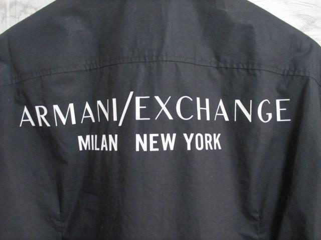 ☆アルマーニ エクスチェンジ ロゴ プリント ルーズ ジップシャツ シャツ 長袖/メンズ/M < ブランド  ☆アルマーニ エクスチェンジ ロゴ プリント ルーズ ジップシャツ シャツ 長袖/メンズ/M < ブランドの