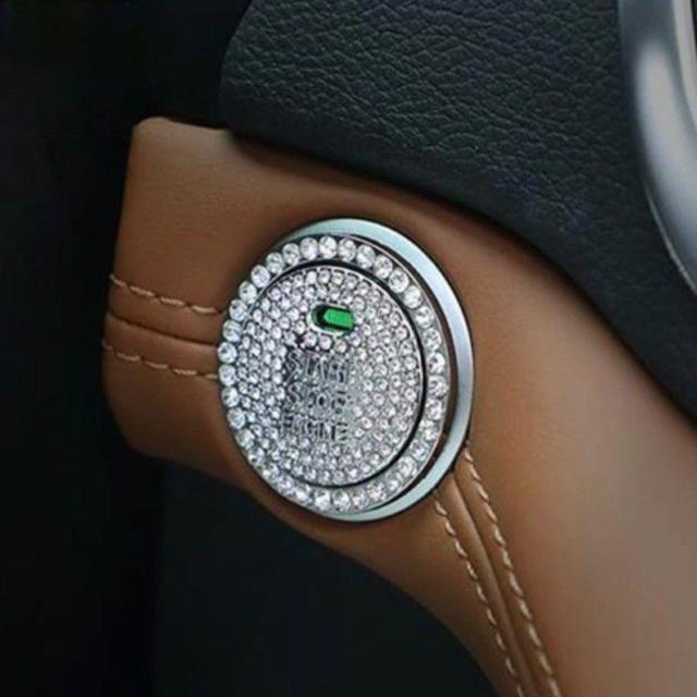 エンジンスタート プッシュボタンカバー リング セット (シルバー) < 自動車/バイク エンジンスタート プッシュボタンカバー リング セット (シルバー) < 自動車/バイク