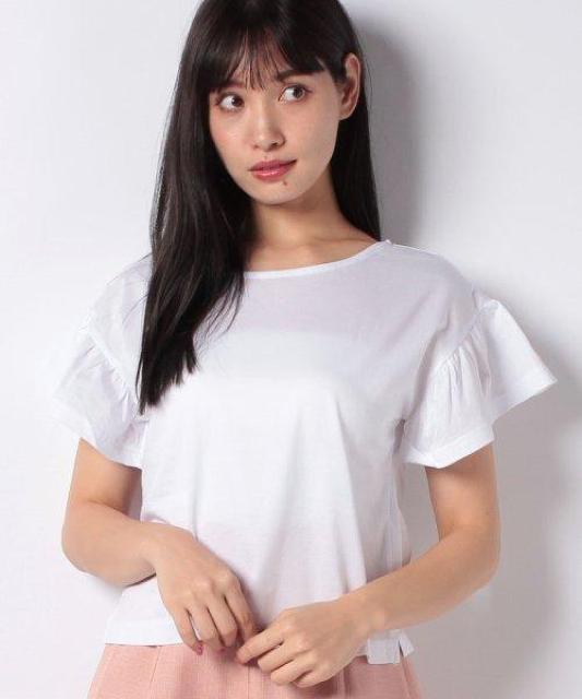 新品☆パターンフィナオ*バックリボンフリル袖カットソー < ブランド 新品☆パターンフィナオ*バックリボンフリル袖カットソー < ブランドの