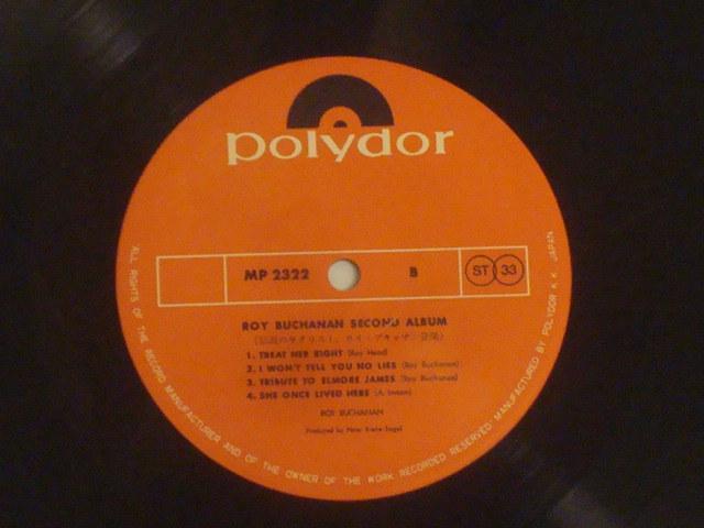 伝説のギタリスト ロイ・ブキャナン登場!! / ロイ・ブキャナン 帯付LP < CD/DVD/ビデオ  伝説のギタリスト ロイ・ブキャナン登場!! / ロイ・ブキャナン 帯付LP < CD/DVD/ビデオの