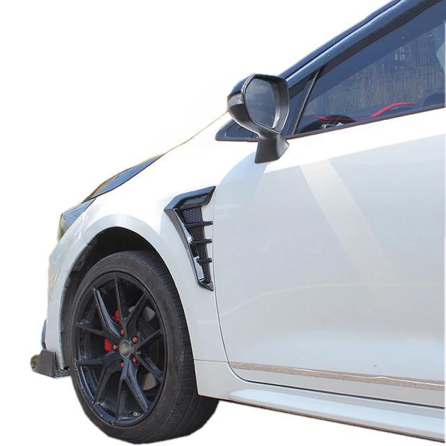 フロントフェンダーダミーダクト左右 カーボン柄 汎用ダクトやわらかい素材で曲面もぴったり貼れる 愛車がレーシーに 簡単にカスタム < 自動車/バイク フロントフェンダーダミーダクト左右 カーボン柄 汎用ダクトやわらかい素材で曲面もぴったり貼れる 愛車がレーシーに 簡単にカスタム < 自動車/バイク